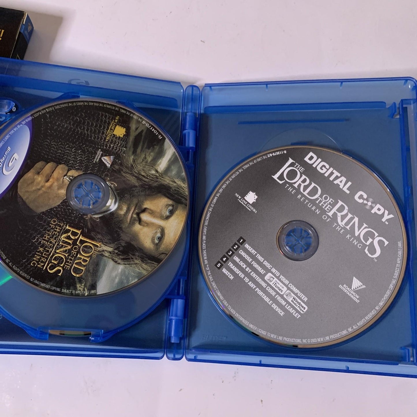 Lord of the Rings Trilogy 3-Film Collection (Blu-ray, 6-Discs) Region B