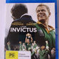 Invictus (Blu-Ray,2009) Morgan Freeman, Matt Damon, Clint Eastwood Region B