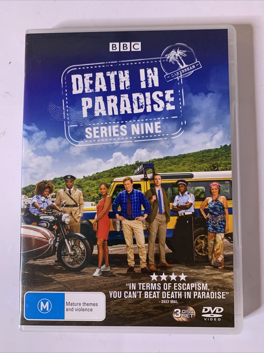 Death in Paradise : Series 9 (DVD, 2019, 3-Discs) Region 4 &2 NEW