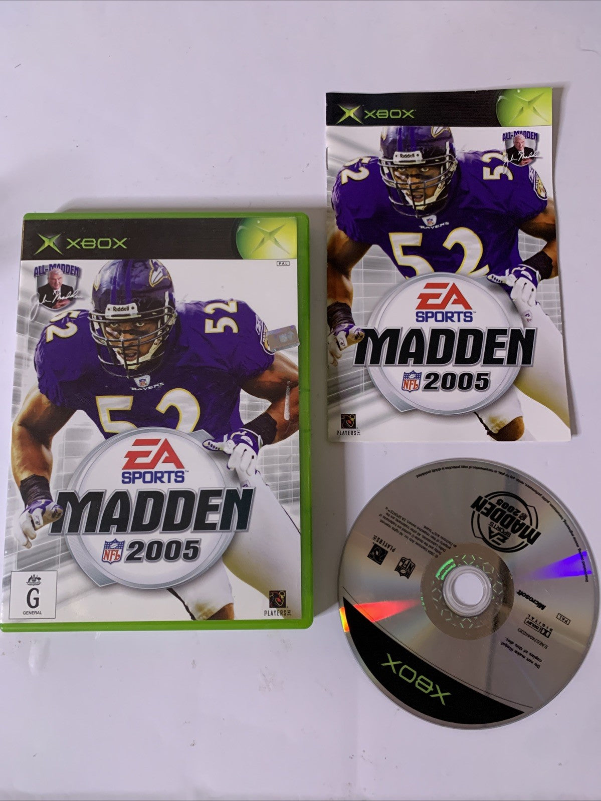 Madden NFL 2005 Microsoft XBOX Original PAL Game Complete