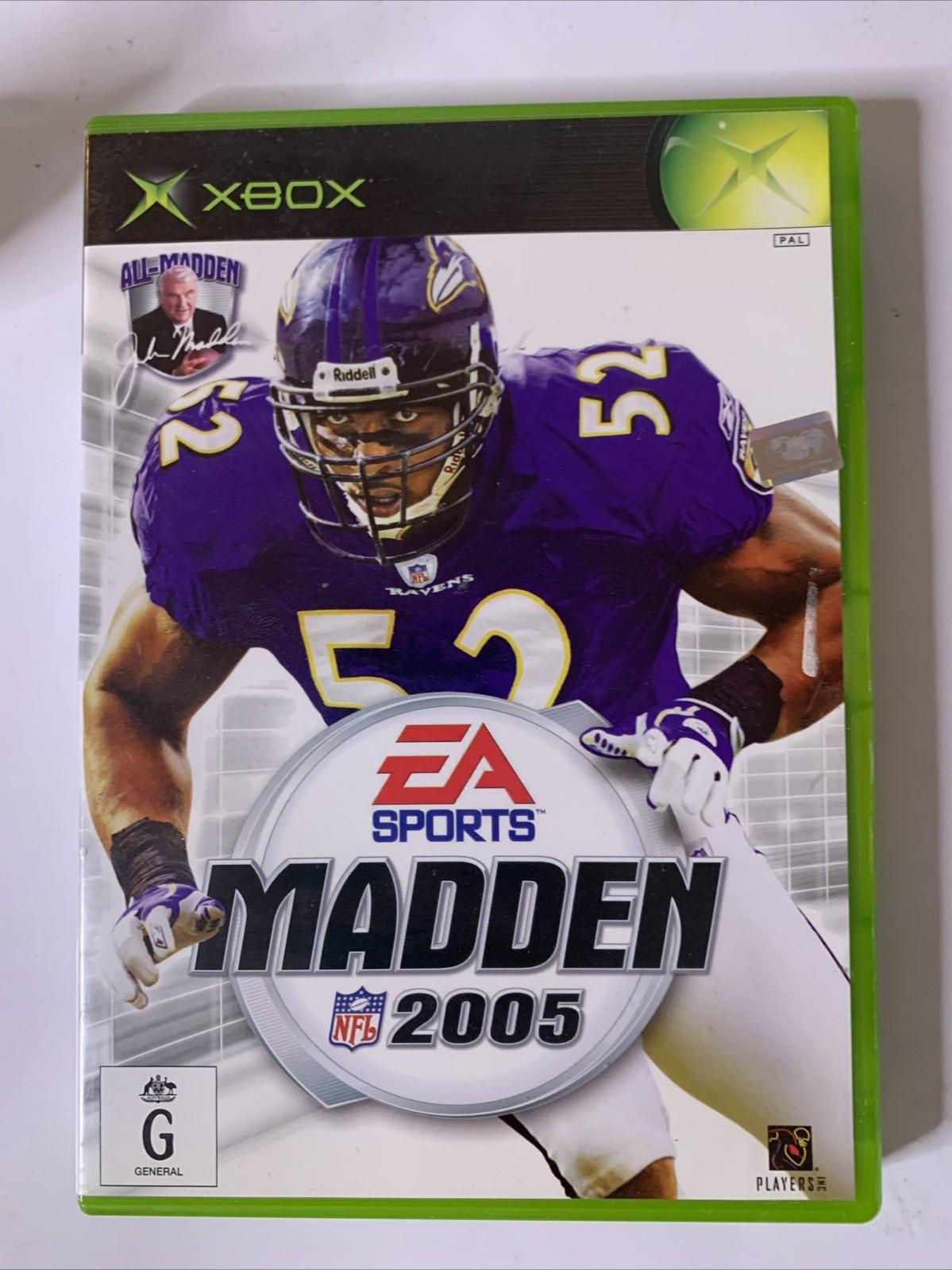 Madden NFL 2005 Microsoft XBOX Original PAL Game Complete