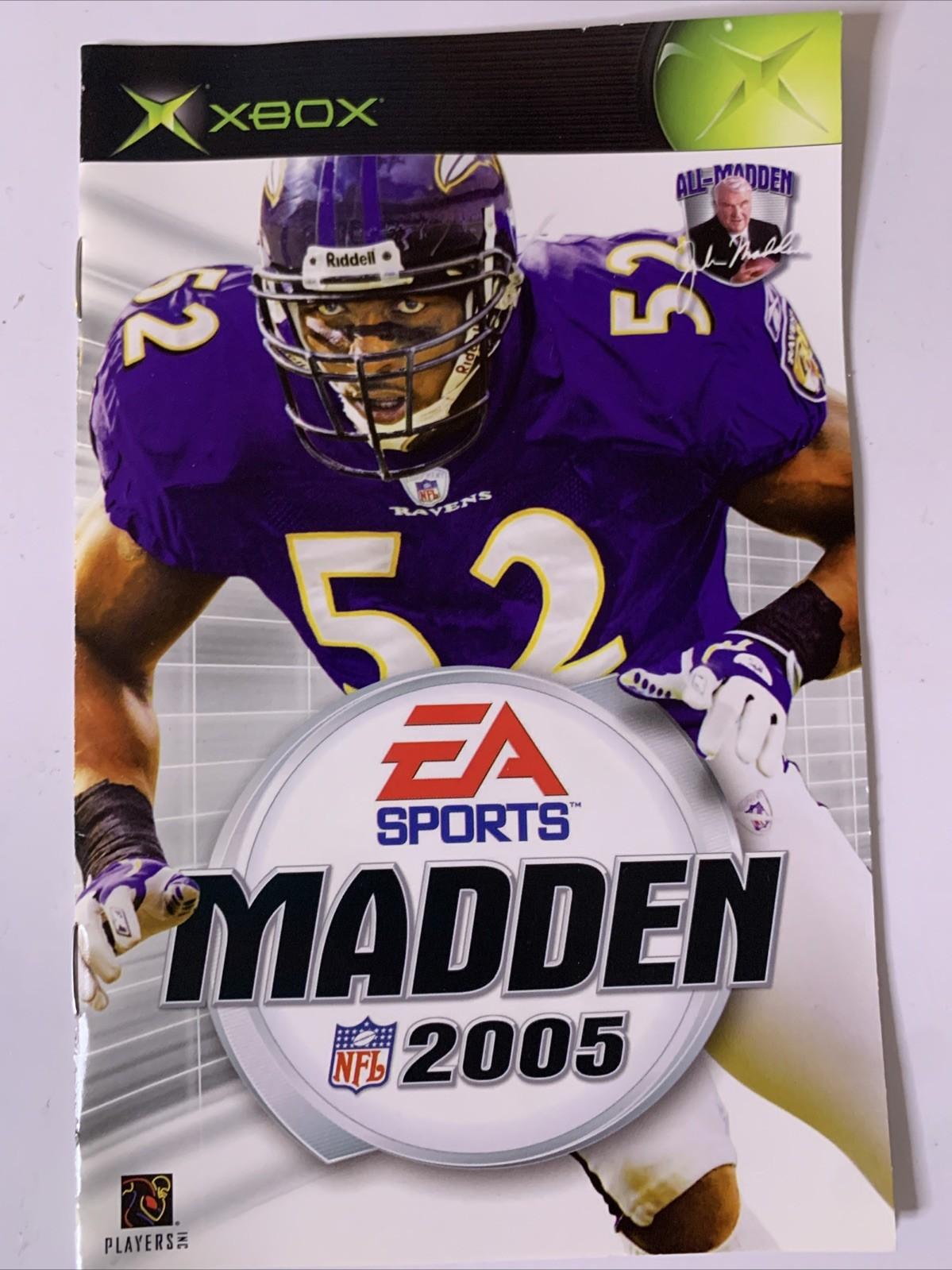 Madden NFL 2005 Microsoft XBOX Original PAL Game Complete