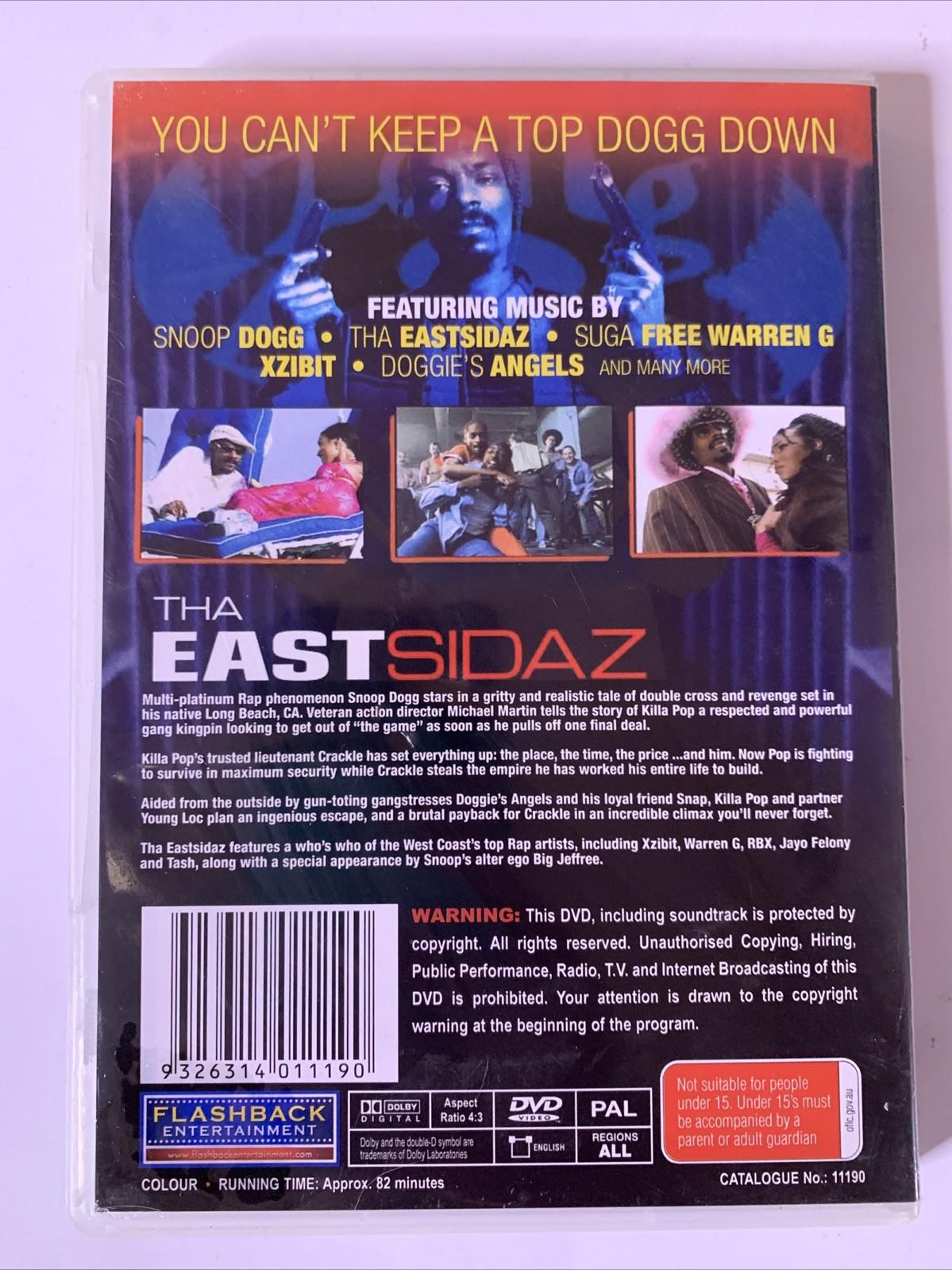 Tha Eastsidaz (DVD, 2000) Snoop Dogg, Darryl Brunson, Tray Deee Region 4