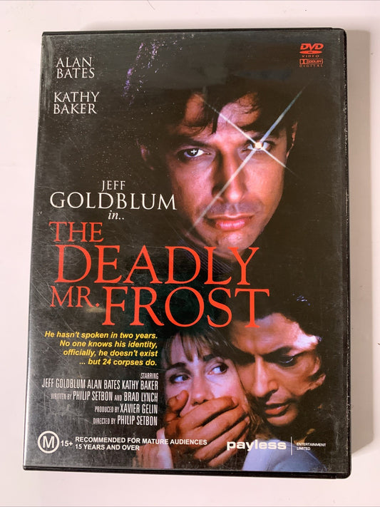 The Deadly Mr Frost (DVD, 1990) Jeff Goldblum, Kathy Baker  All Regions