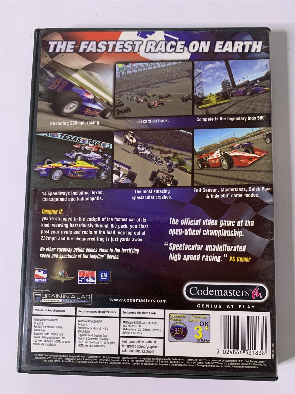 Indycar Series PC CD-ROM Windows 2003 Racing Game