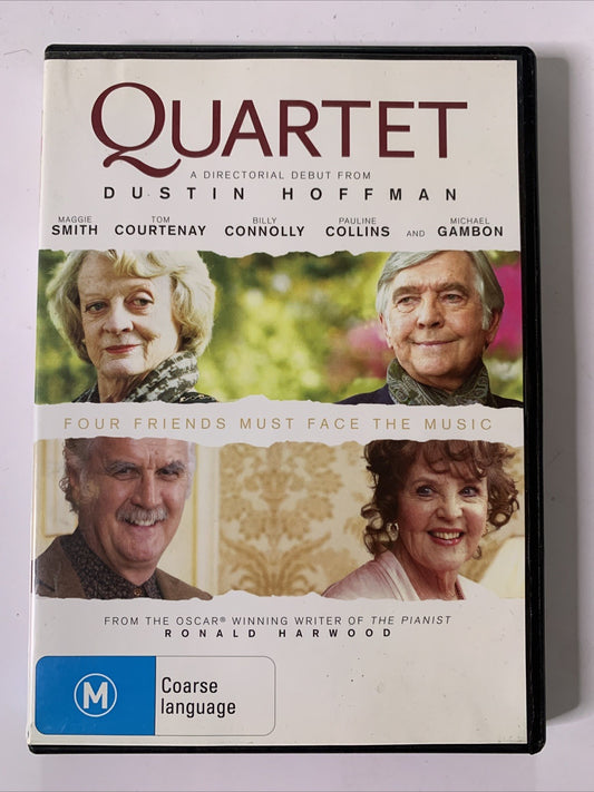 Quartet (DVD, 2012) Billy Connolly, Pauline Collins, Michael Gambon Region 4