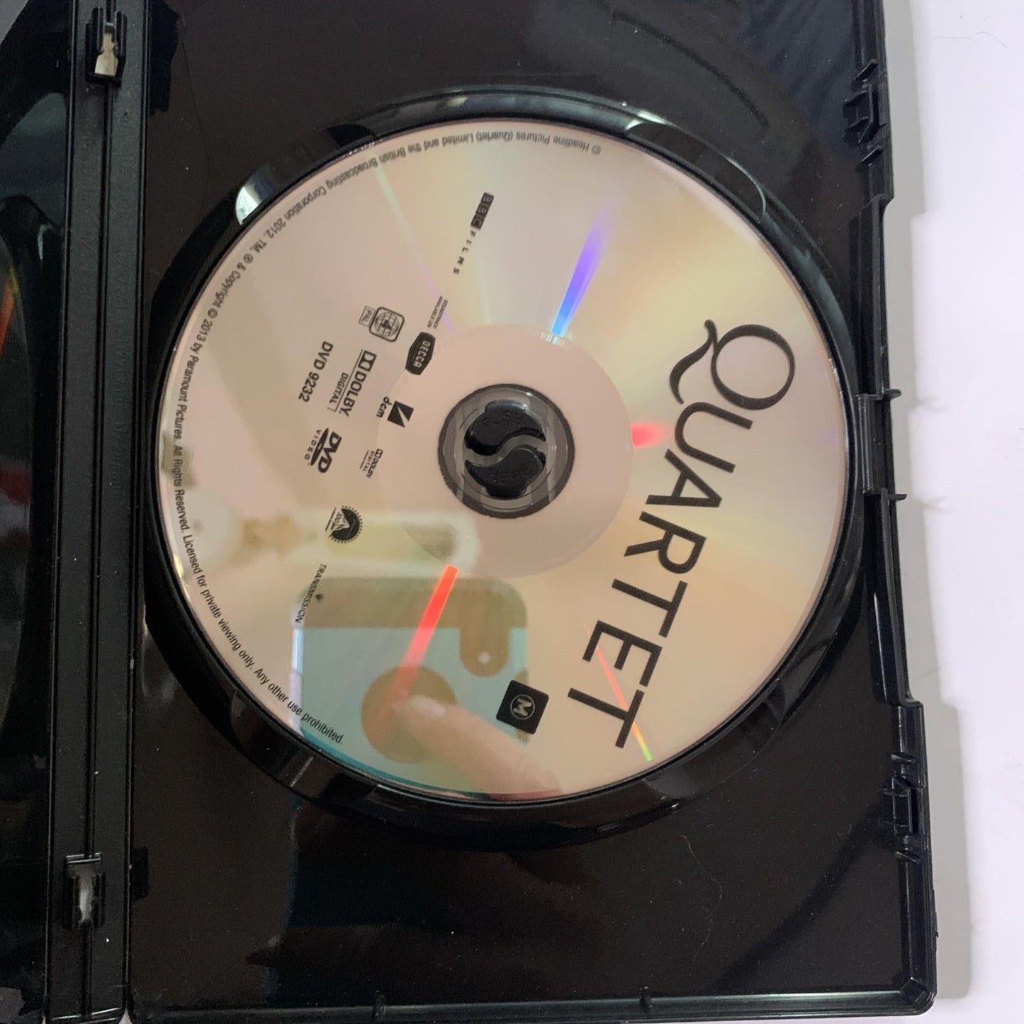 Quartet (DVD, 2012) Billy Connolly, Pauline Collins, Michael Gambon Region 4