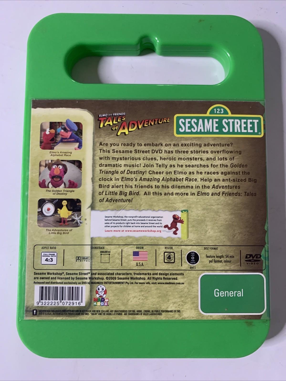 Sesame Street Elmo and Friends : Tales of Adventure (DVD, 2007) Region 4