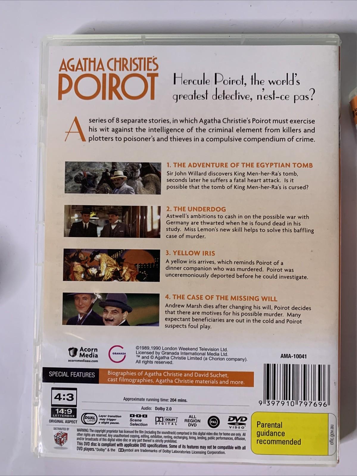Agatha Christie Poirot : The Complete Series 5 (DVD, 1993, 4-Discs) All Regions