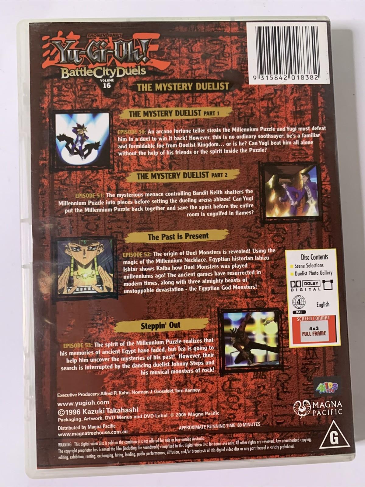 Yu-Gi-Oh! Battle City Duels The Mystery Duelist Vol 16 (DVD) Anime Region 4