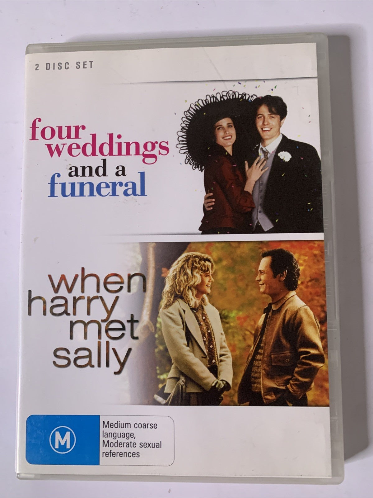 Four Weddings And A Funeral / When Harry Met Sally (DVD, 1994, 2-DIsc) Region 4