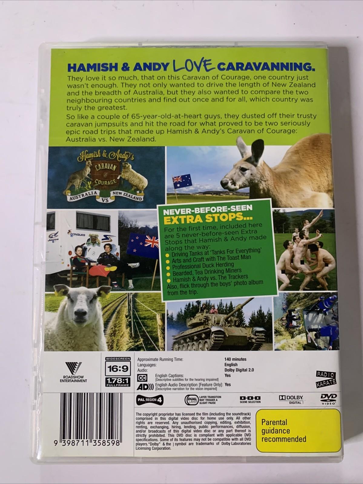 Hamish & Andy Caravan Of Courage : AUS vs NZ (DVD, 2012, 2-Discs) Region 4