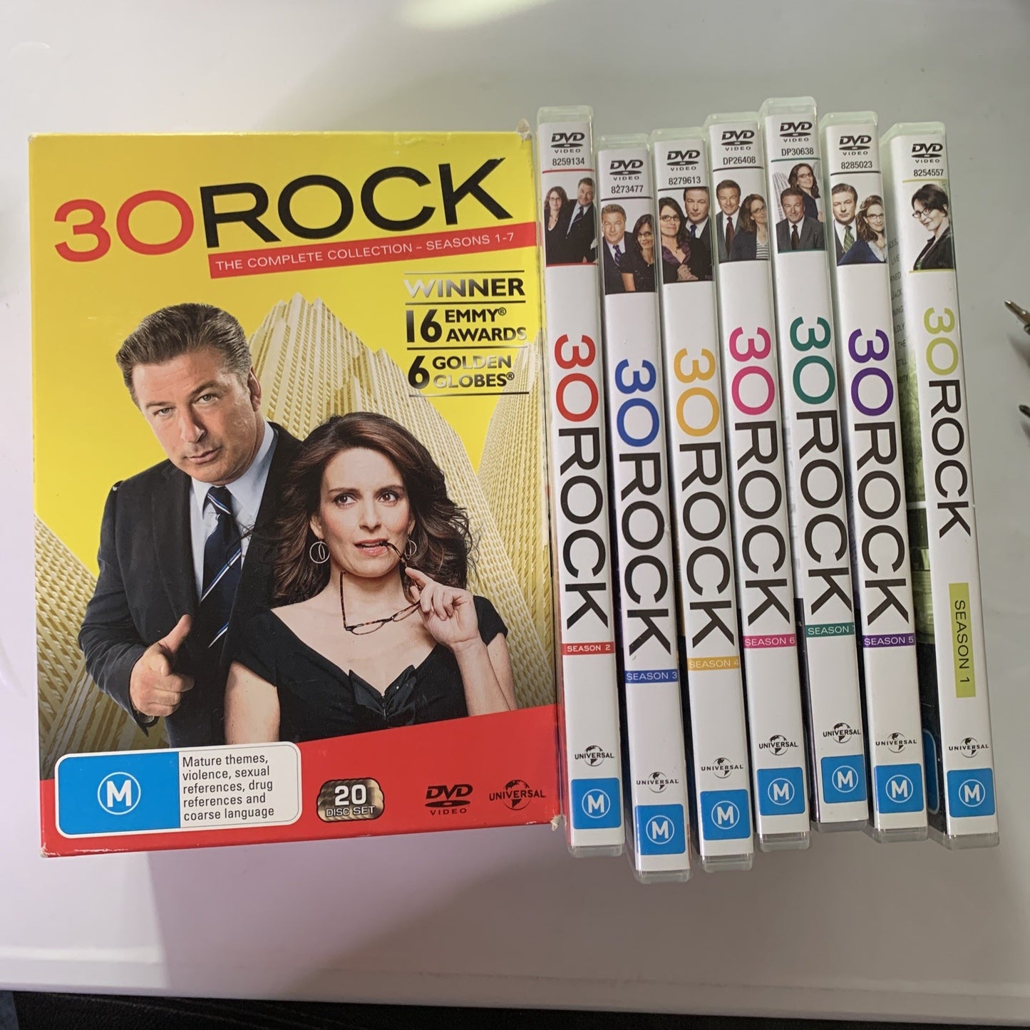 30 Rock : Season 1-7 Complete Boxset Collection (DVD, 2013, 20-Discs) Region 4