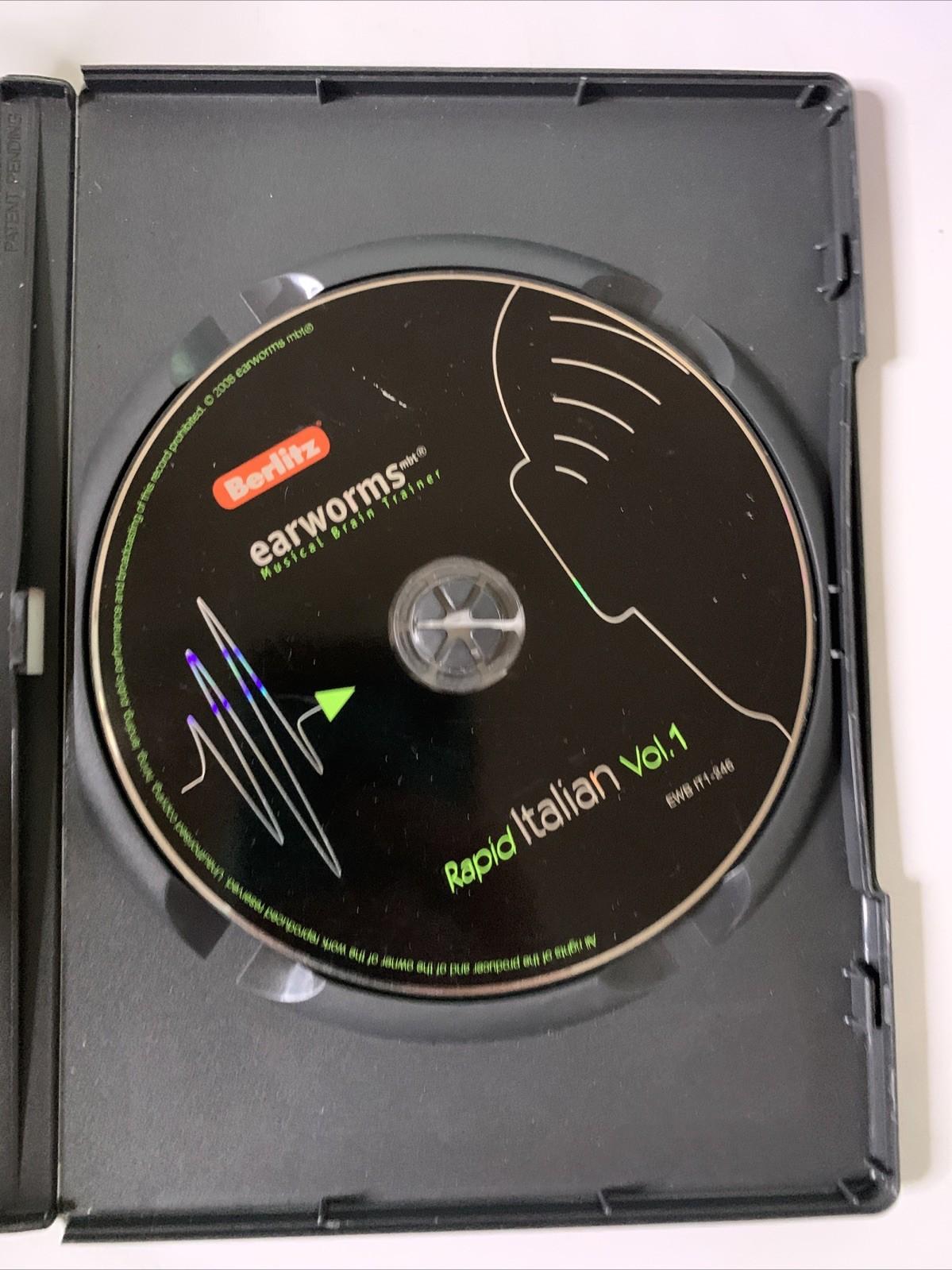 Earworms Rapid Italian Volume 1 (CD, 2011)