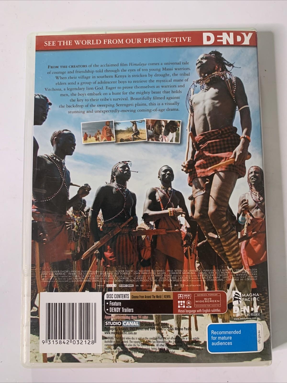 Masai: The Rain Warriors (DVD, 2004) Region 4