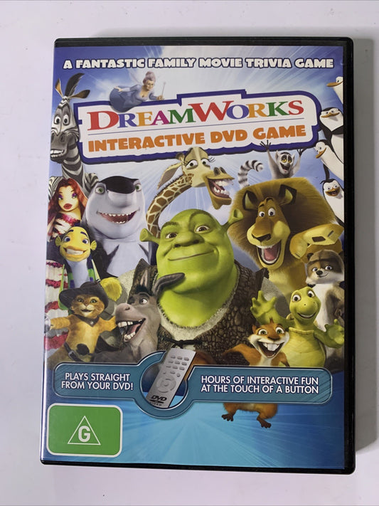 Dreamworks Interactive DVD Game (DVD, 2006) Animation Trivia Game Region 4