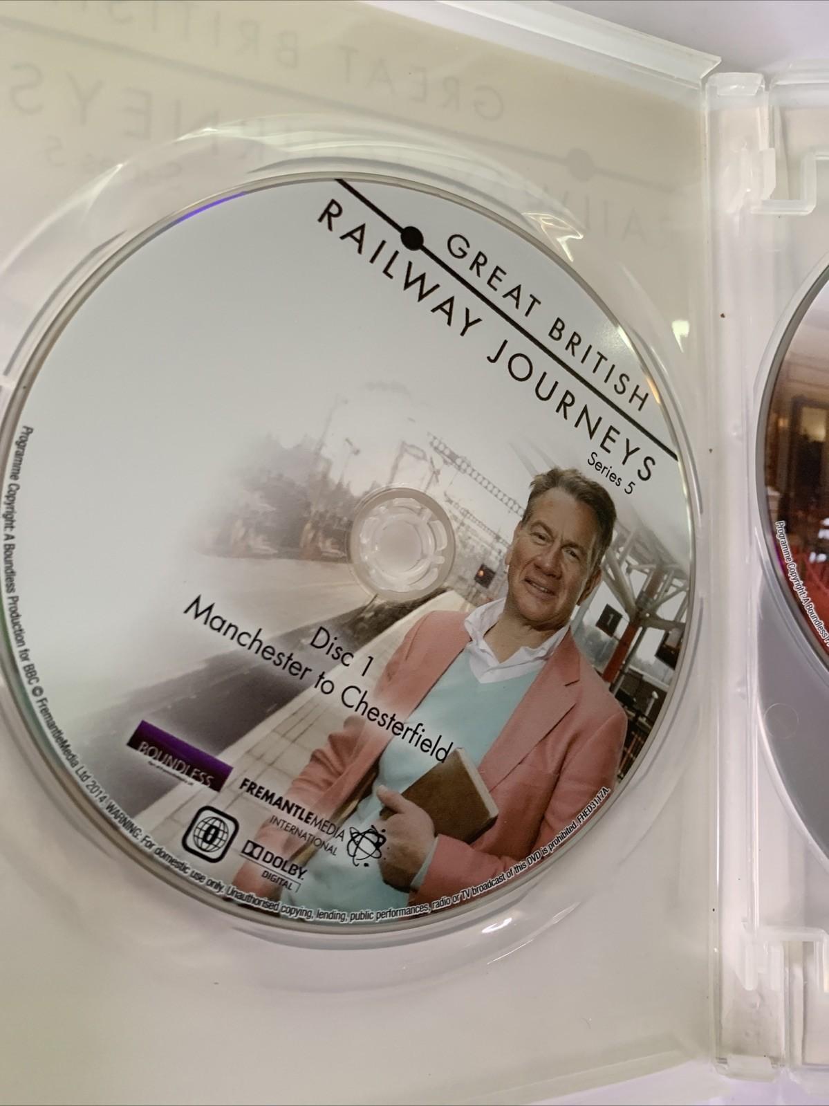 Great British Railway Journeys: Series 5 (DVD, 2015) Michael Portillo All Region