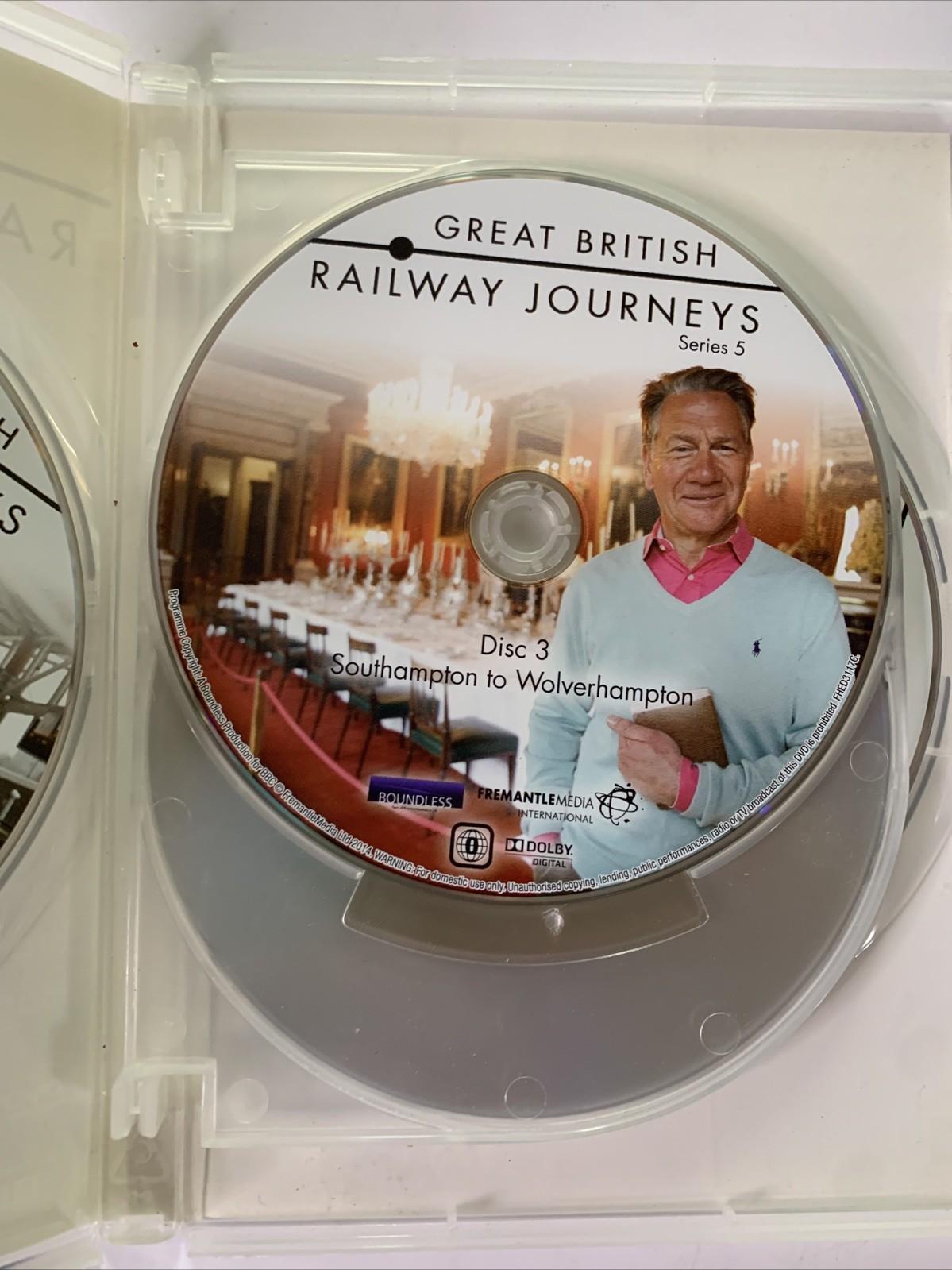 Great British Railway Journeys: Series 5 (DVD, 2015) Michael Portillo All Region