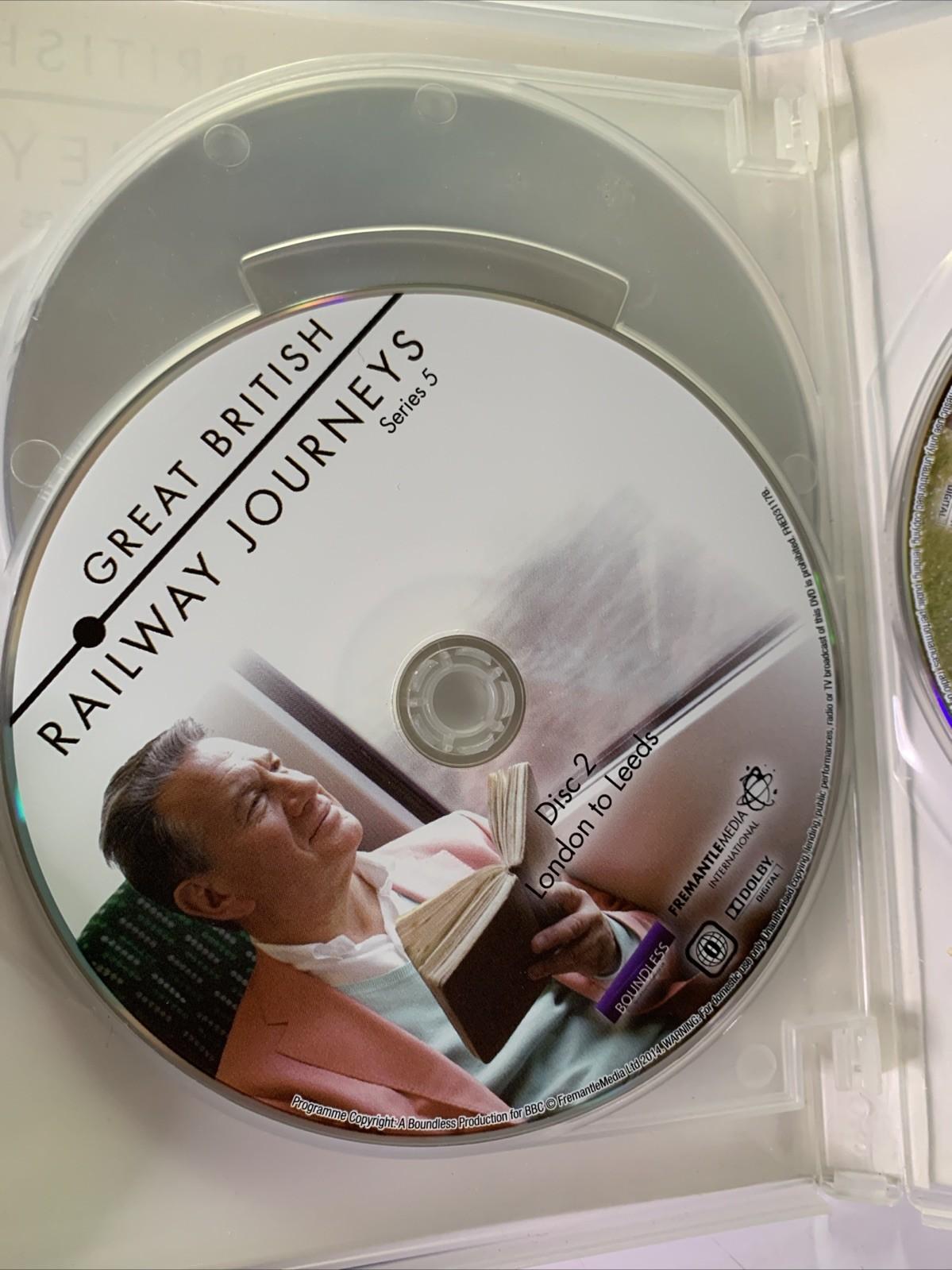 Great British Railway Journeys: Series 5 (DVD, 2015) Michael Portillo All Region