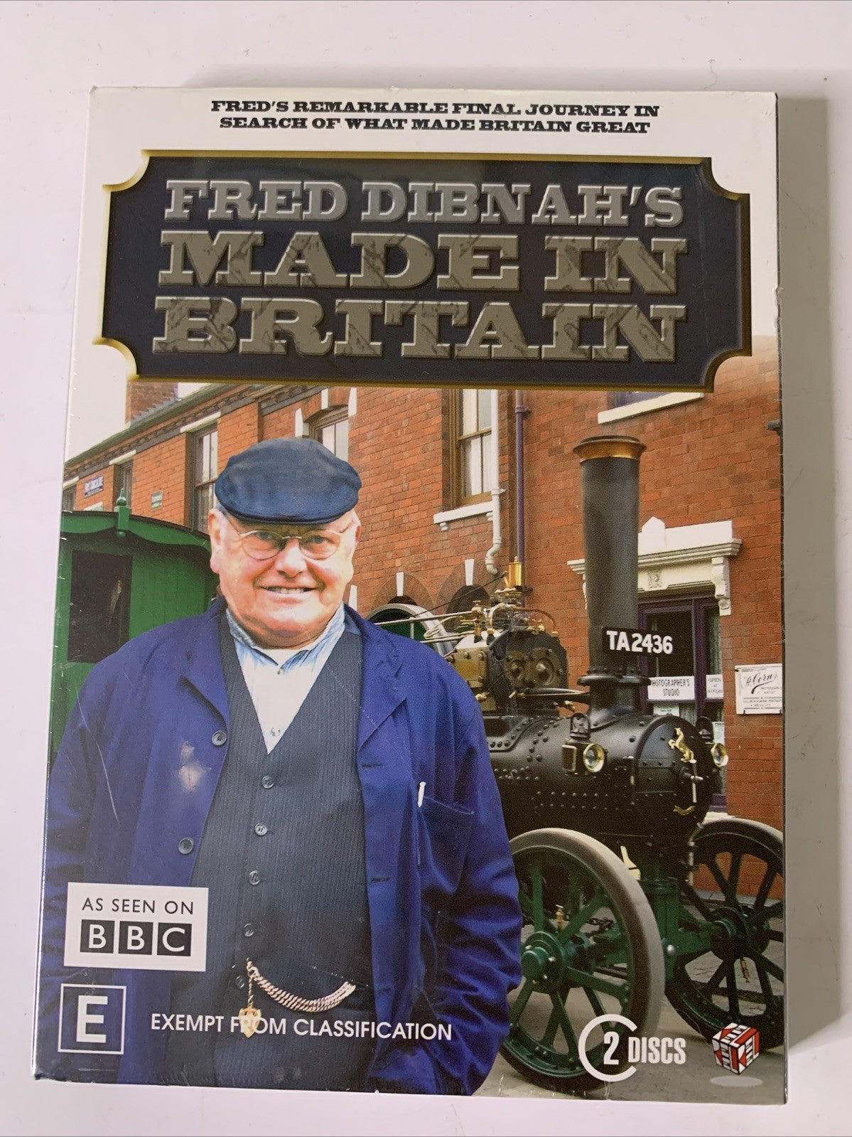 Fred Dibnah's Made In Britain (DVD, 2003, 2-Discs) Region 4 NEW Sealed