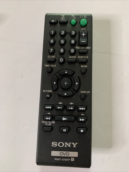 Genuine Sony Remote Control RMT-D197P For Sony DVD Player