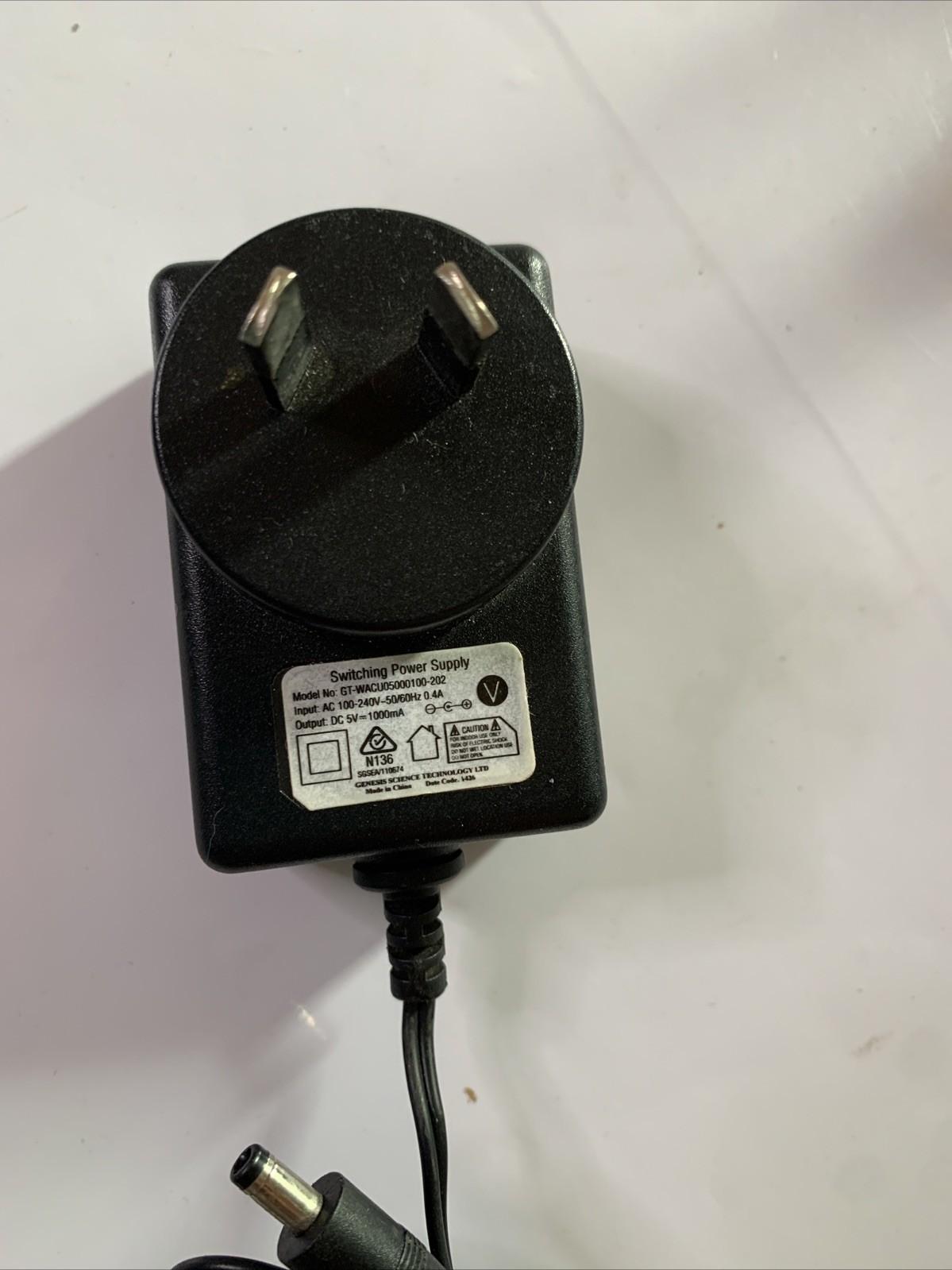 Switching Power Supply GT-WACU05000100-202 5V 1000mA