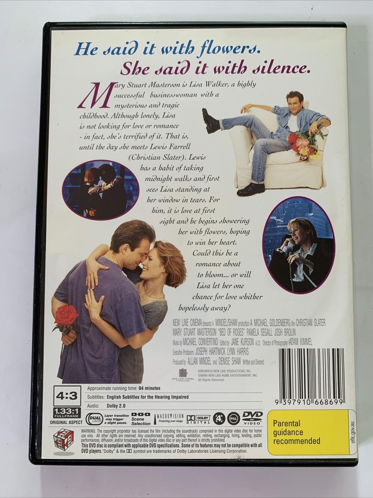 Bed of Roses (DVD, 1996) Christian Slater, Josh Brolin, Mary Stuart Masterson
