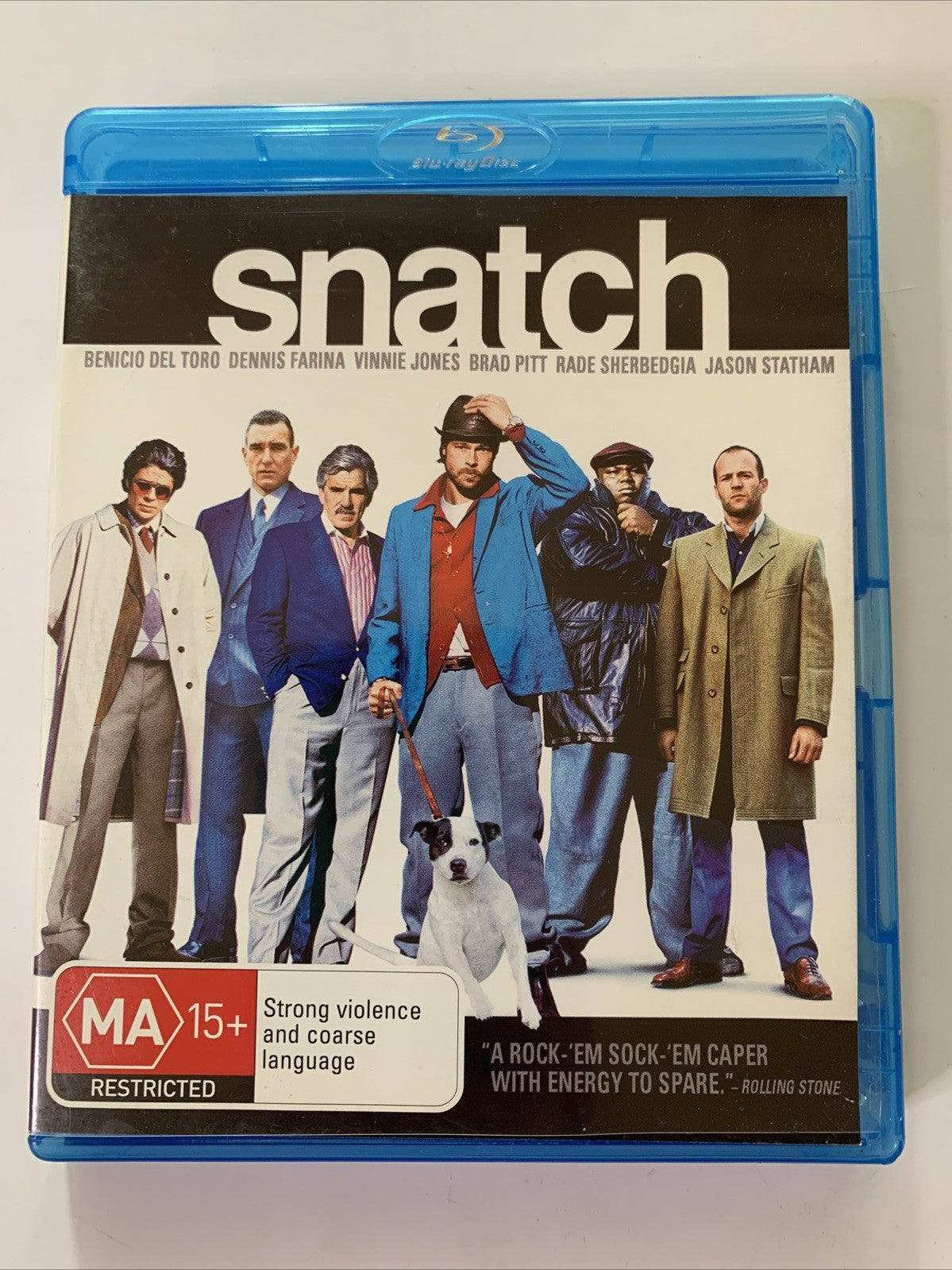 Snatch Netflix Snatch (Blu-ray, 2000) Benicio del Toro, Brad Pitt, Jason Statham All ...