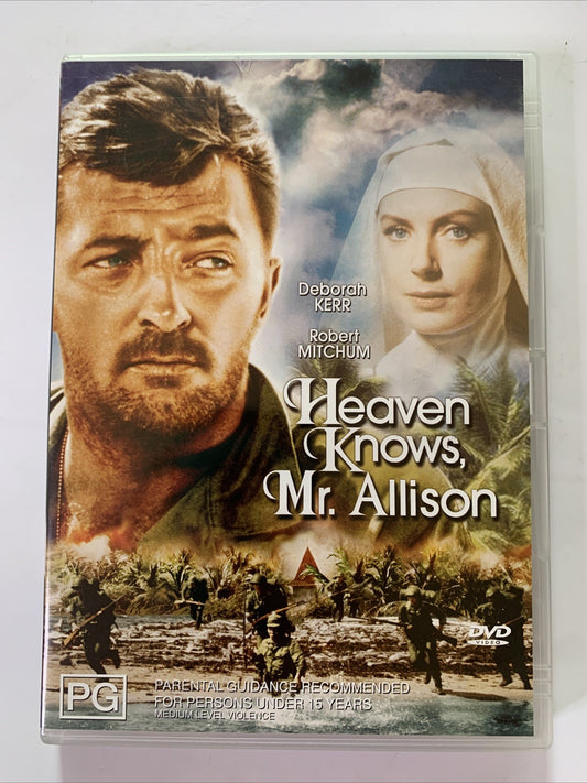 Heaven Knows, Mr. Allison (DVD, 1957) Robert Mitchum, Deborah Kerr Region 4 NEW