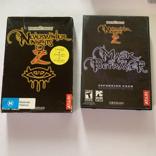 Neverwinter Nights 2: Forgotten Realms + Expansion PC DVD Windows Game