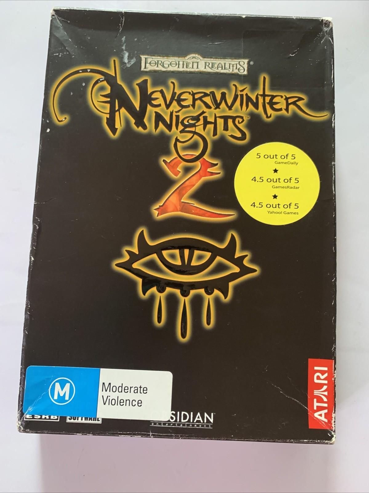 Neverwinter Nights 2: Forgotten Realms + Expansion PC DVD Windows Game