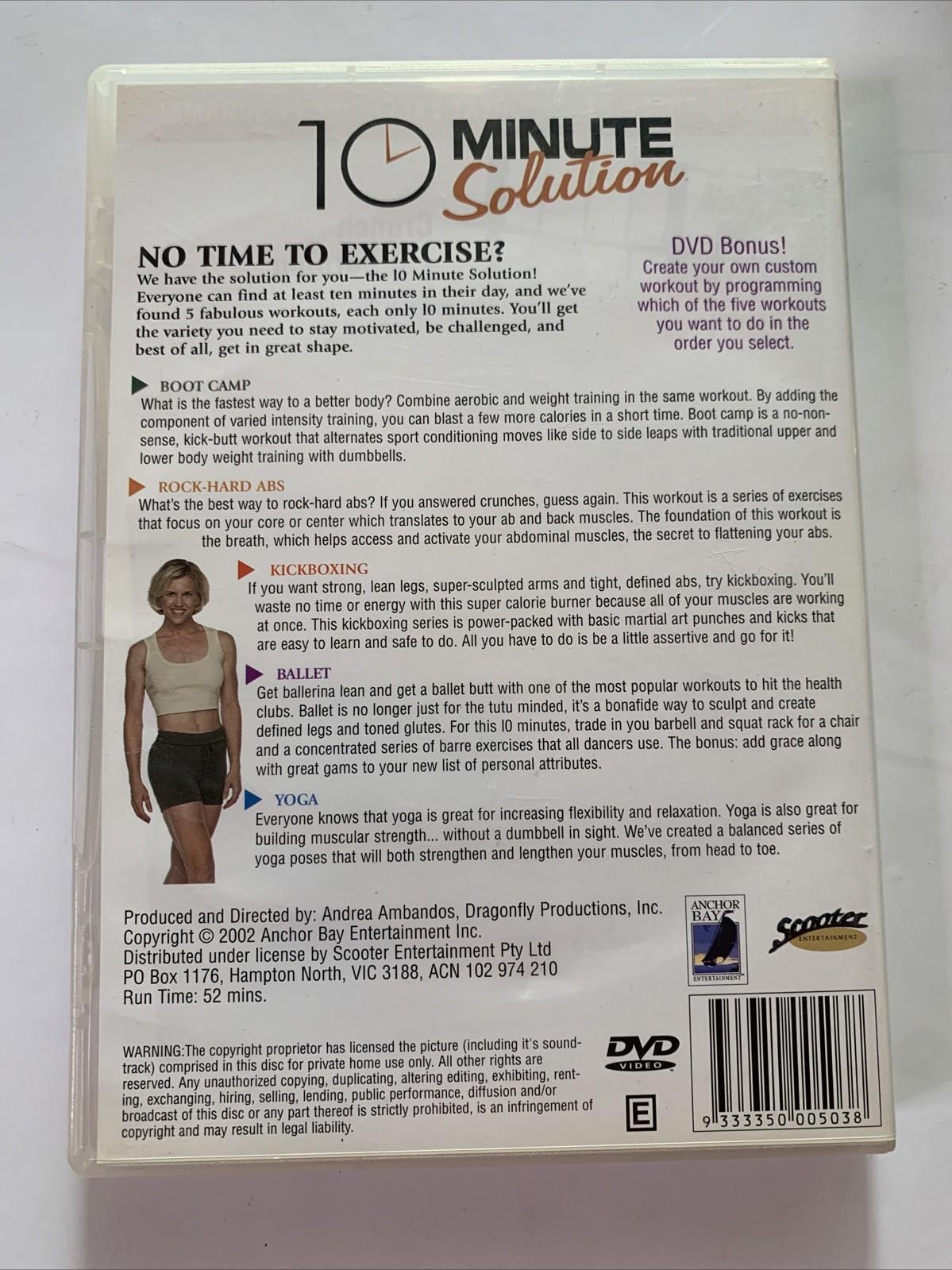 10 Minute Solution: Workouts To Shape Up Your Whole Body (DVD) All Regions