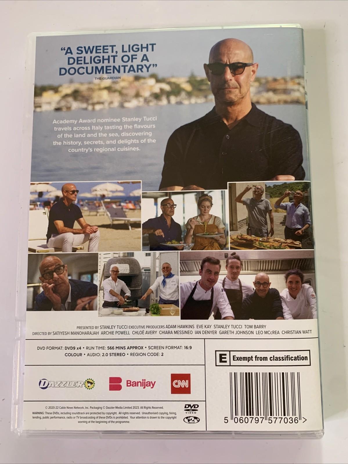 Stanley Tucci Searching For Italy: Series 1 & 2 Complete (DVD, 2021) Region 2