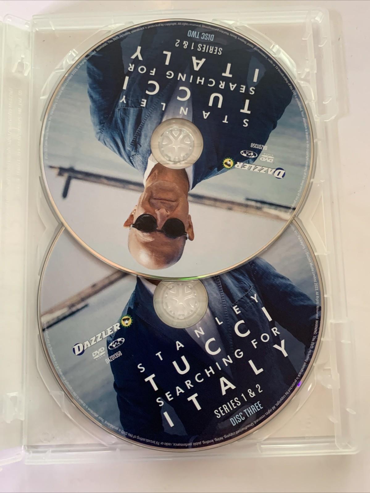 Stanley Tucci Searching For Italy: Series 1 & 2 Complete (DVD, 2021) Region 2