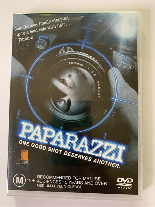 Paparazzi (DVD, 2004) Tom Sizemore, Tom Hollander, Daniel Baldwin Region 4 NEW