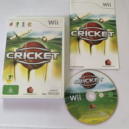 Cricket Nintendo Wii PAL 2009 Game Complete