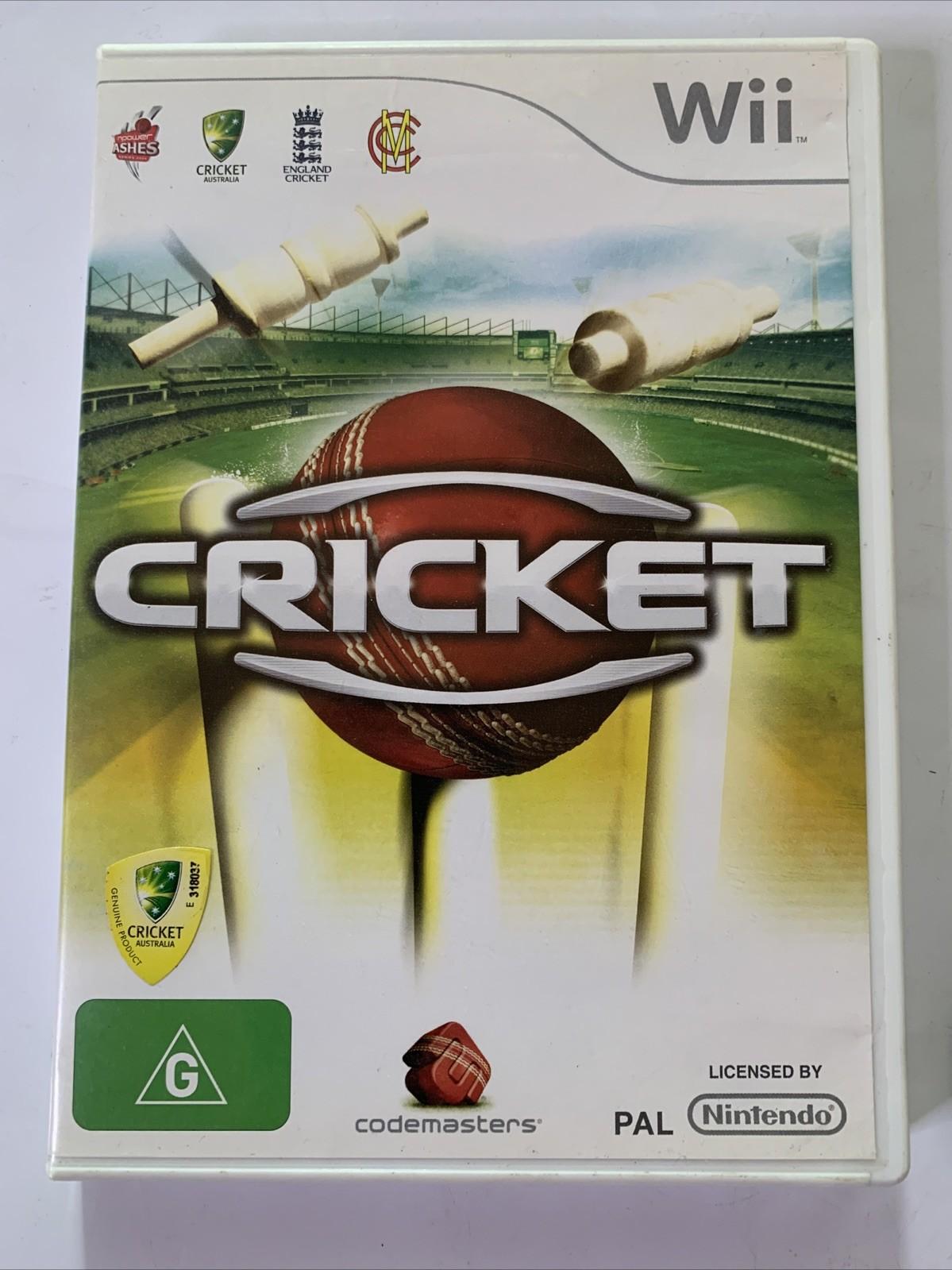 Cricket Nintendo Wii PAL 2009 Game Complete