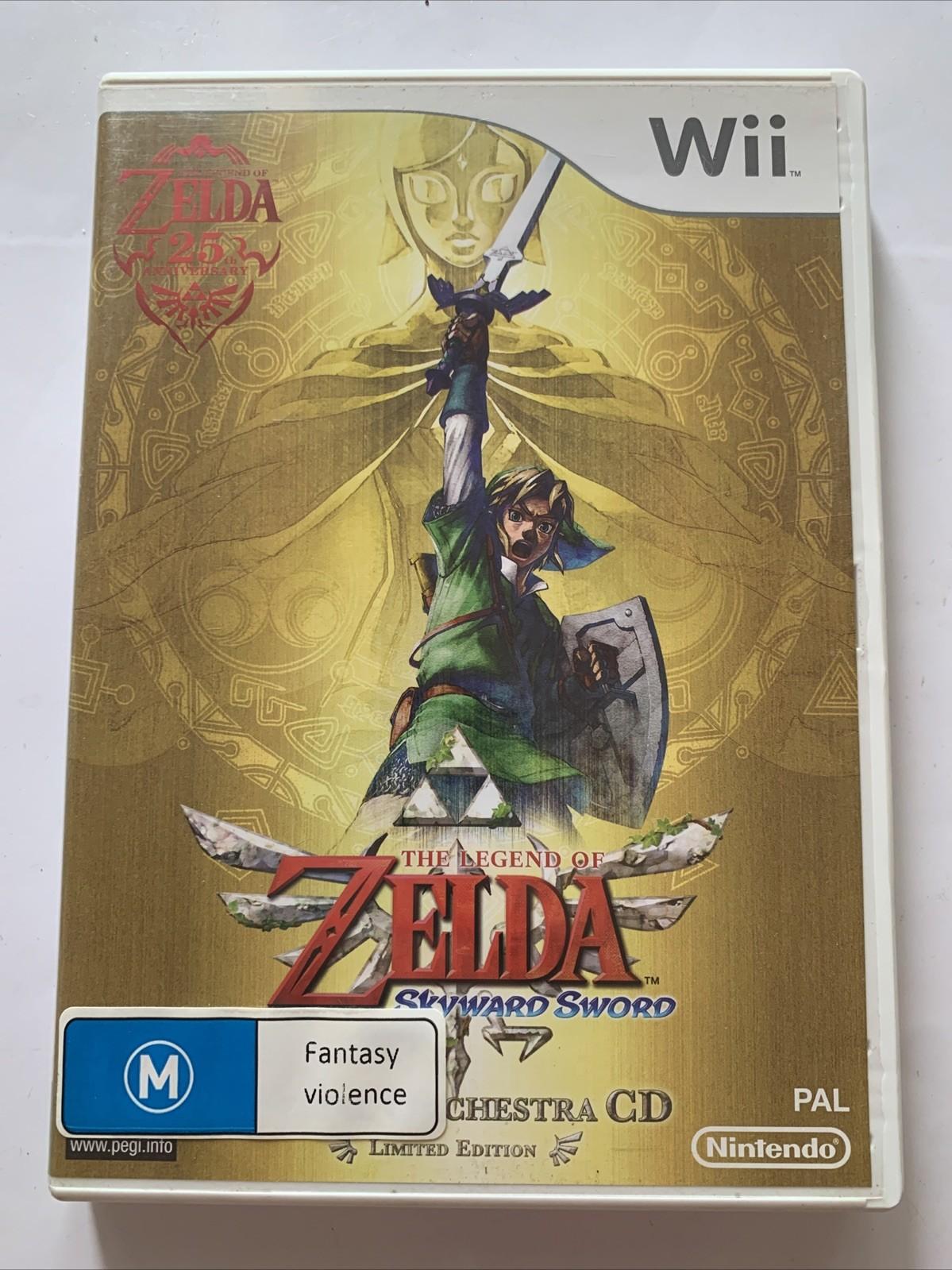 The Legend Of Zelda Skyward Sword + Special Orchestra Nintendo Wii PAL Complete