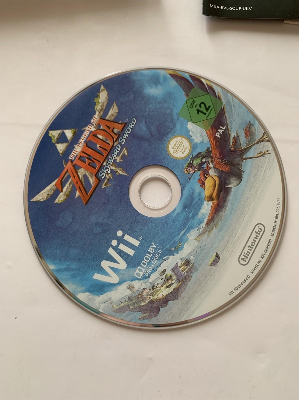 The Legend Of Zelda Skyward Sword + Special Orchestra Nintendo Wii PAL Complete