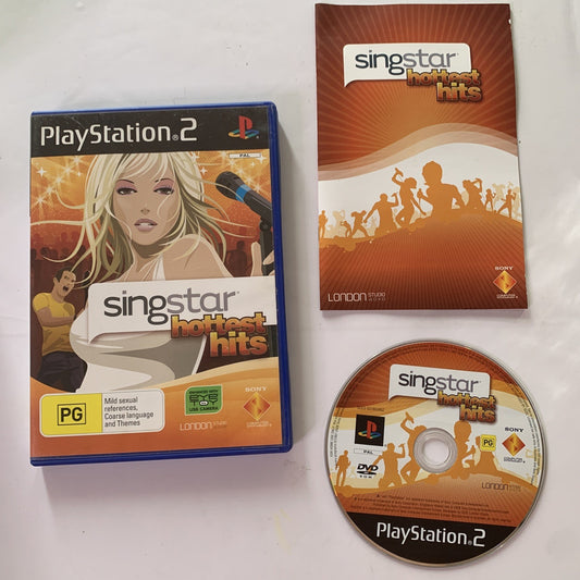 SingStar: Hottest Hits PS2 Sony PlayStation 2 Karaoke PAL Game