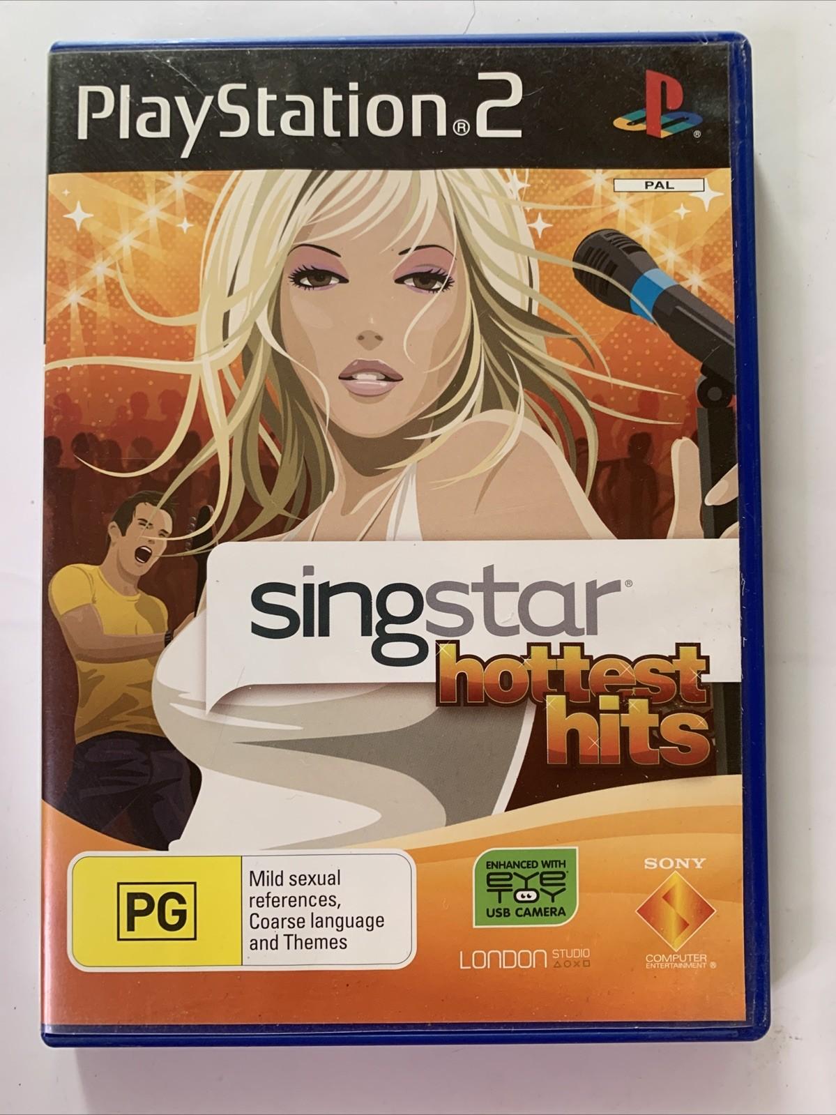 SingStar: Hottest Hits PS2 Sony PlayStation 2 Karaoke PAL Game