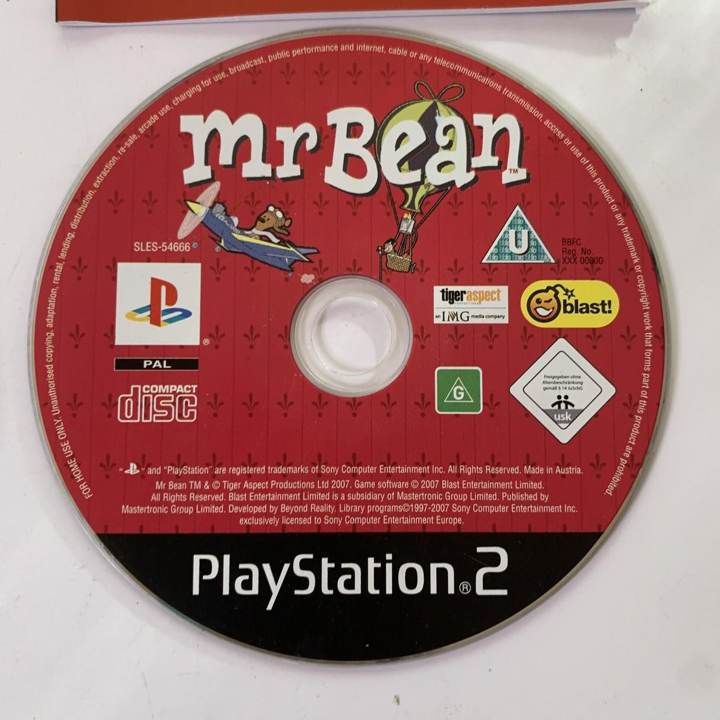 Mr Bean PS2 Sony PlayStation 2 PAL Game Complete