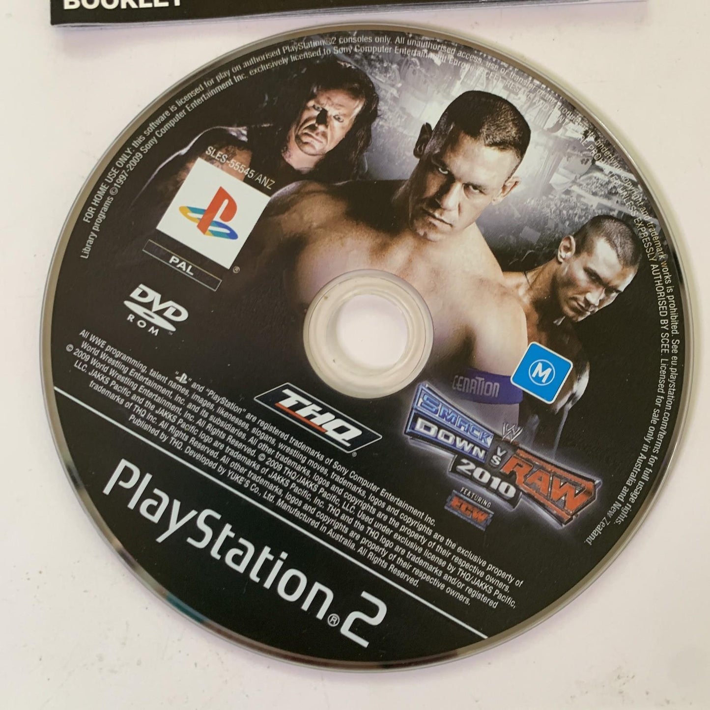 WWE Smackdown vs Raw 2010 PS2 PlayStation 2 PAL Game Complete