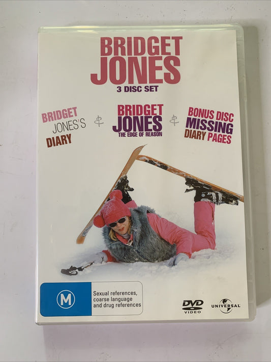 Bridget Jones’s Diary + The Edge of Reason (DVD, 3-Disc) Region 4 NEW