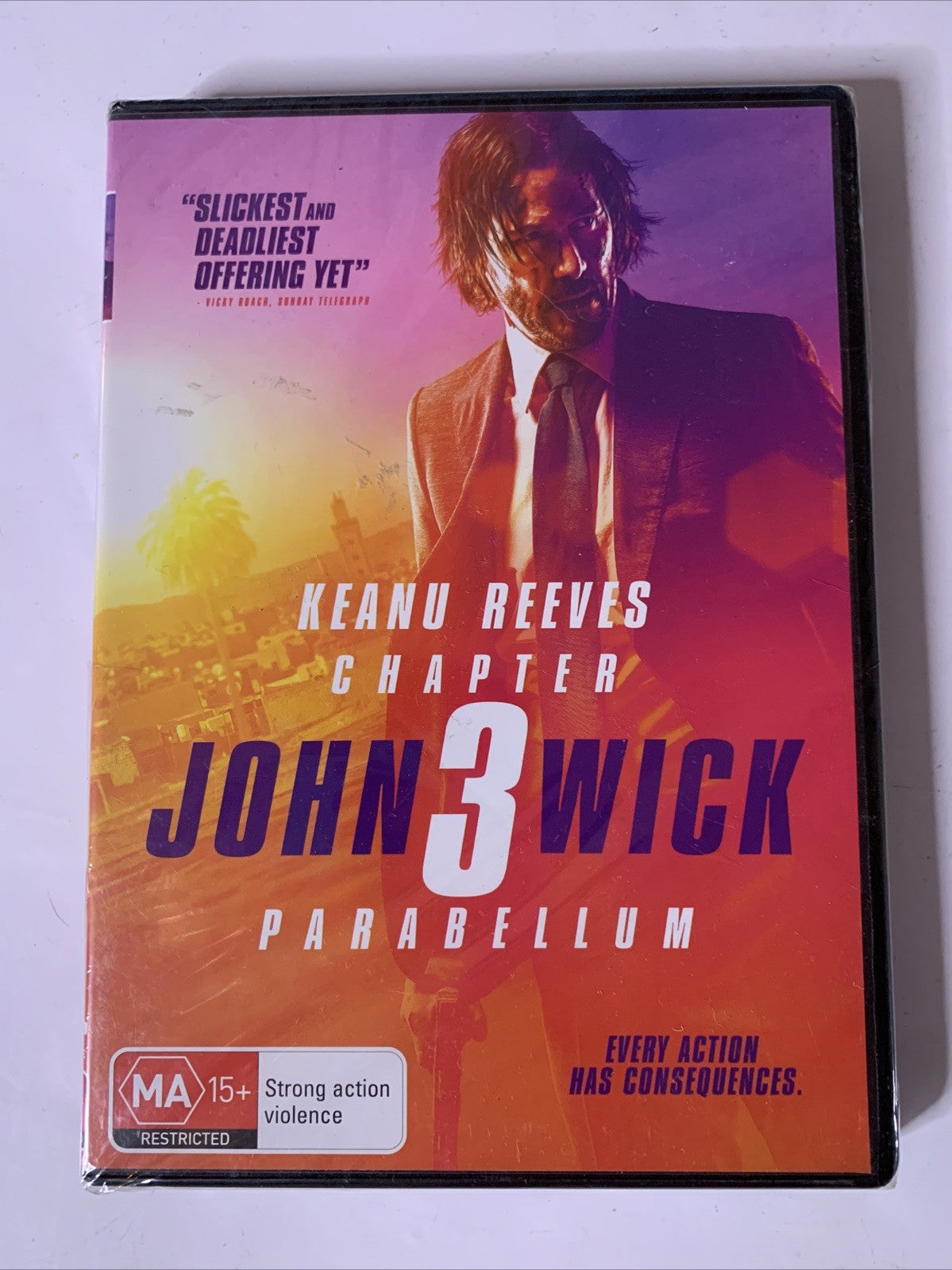 John Wick: Chapter 3 Parabellum (DVD, 2019) Keanu Reeves  Region 4 NEW