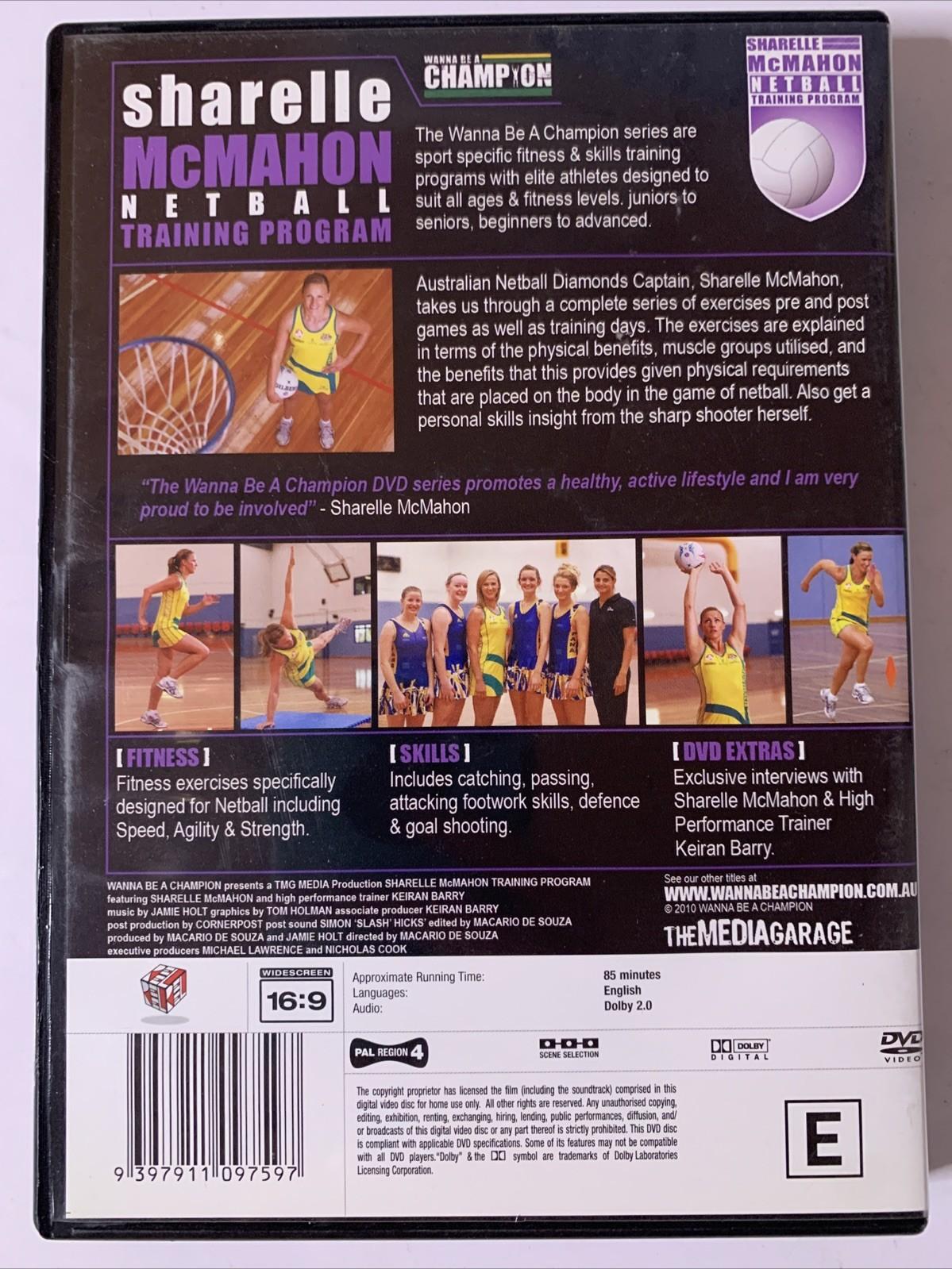 Sharelle McMahon Netball Training Program (DVD) Region 4