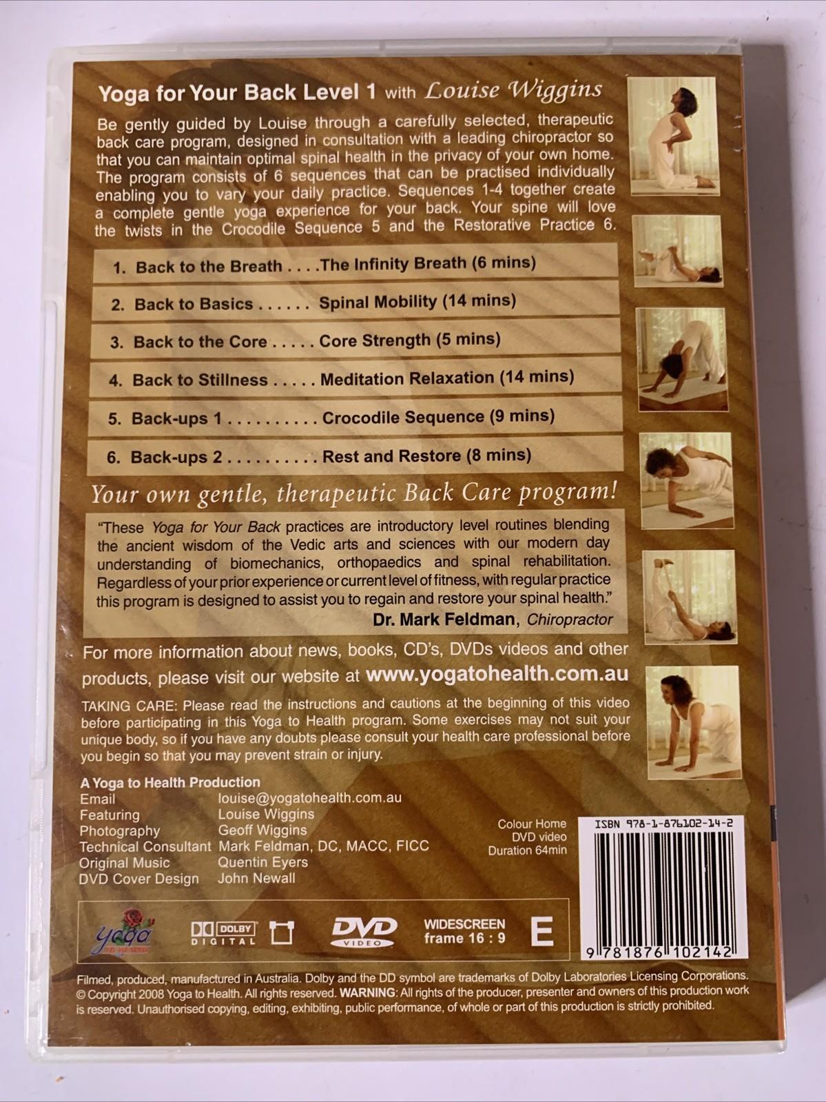 Yoga to Health: Yoga for Your Back - Level One (DVD) All Regions