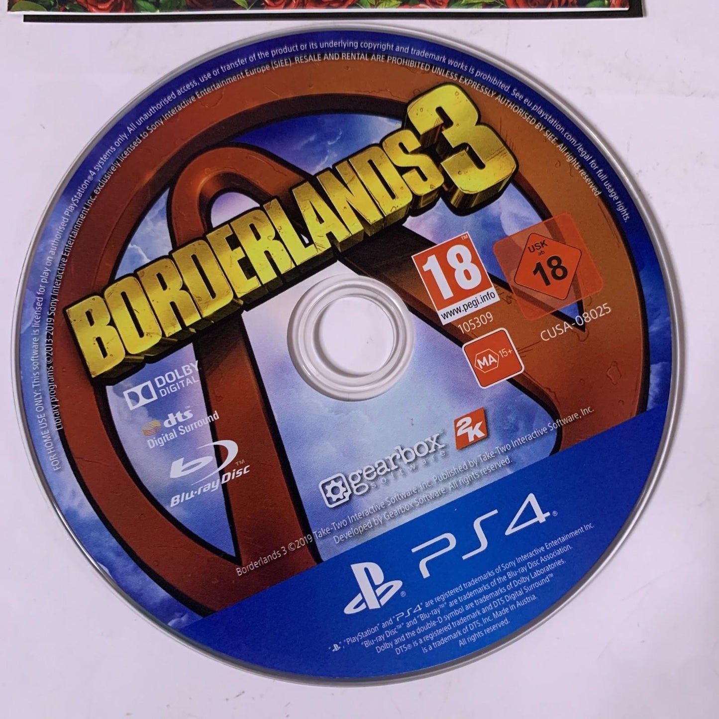 Borderlands 3 PS4 Sony PlayStation 4 2019 Game