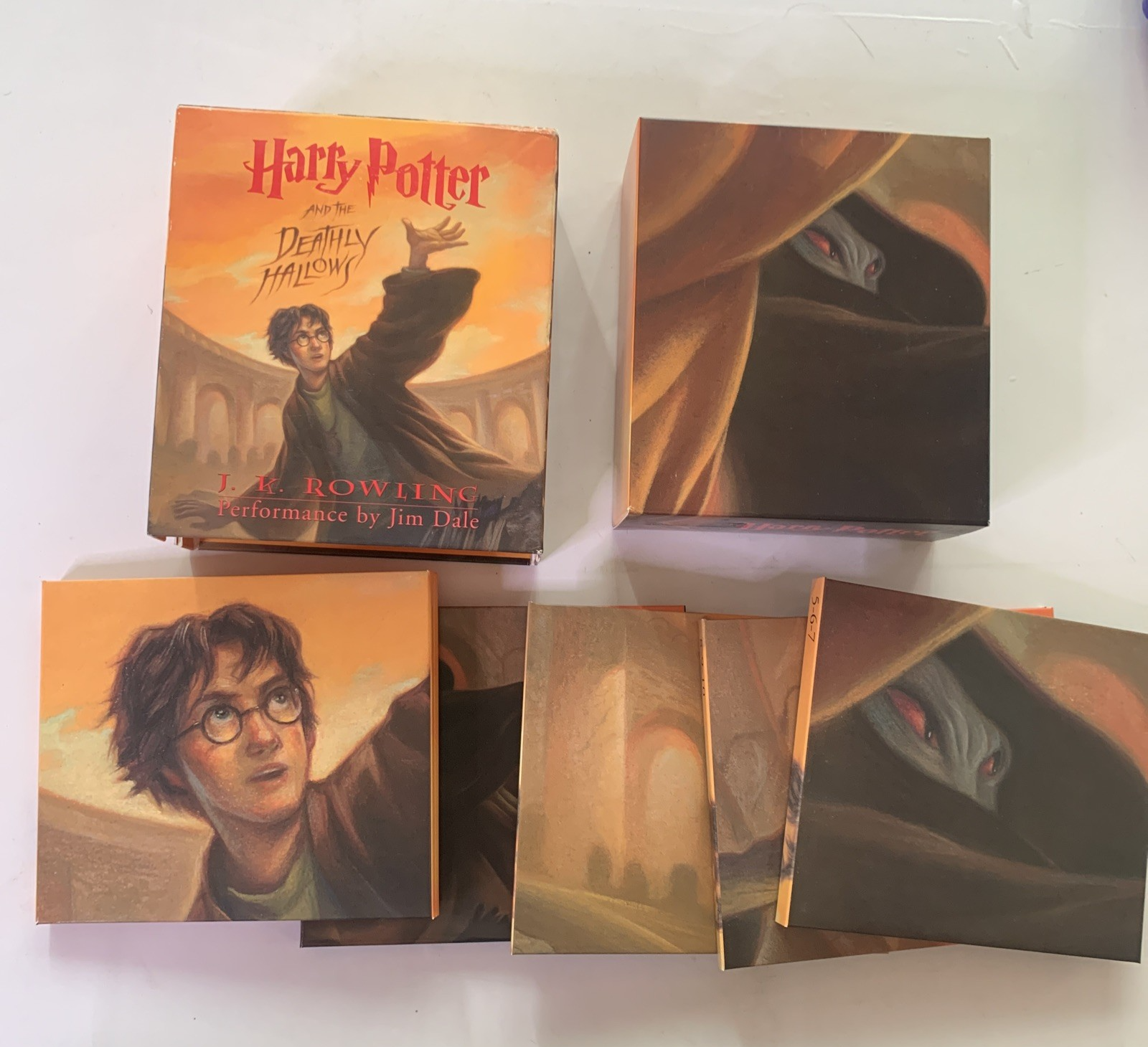 Harry Potter and the Deathly Hallows by J. K. Rowling (CD, 2007, 17-Discs)