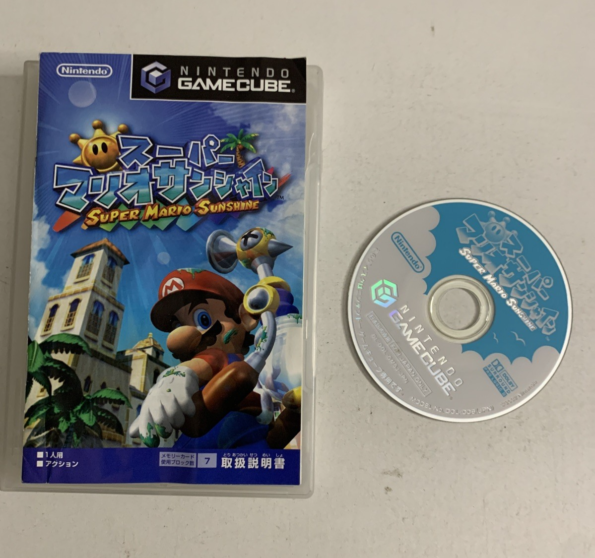 Super Mario Sunshine 2002 Nintendo GameCube NTSC-J Japanese Game